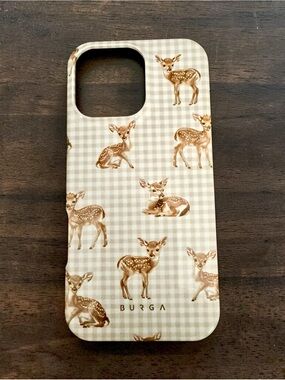 BURGA IPHONE 16 PRO MAX BAMBI DEER FAWN PHONE CASE RETAIL $60